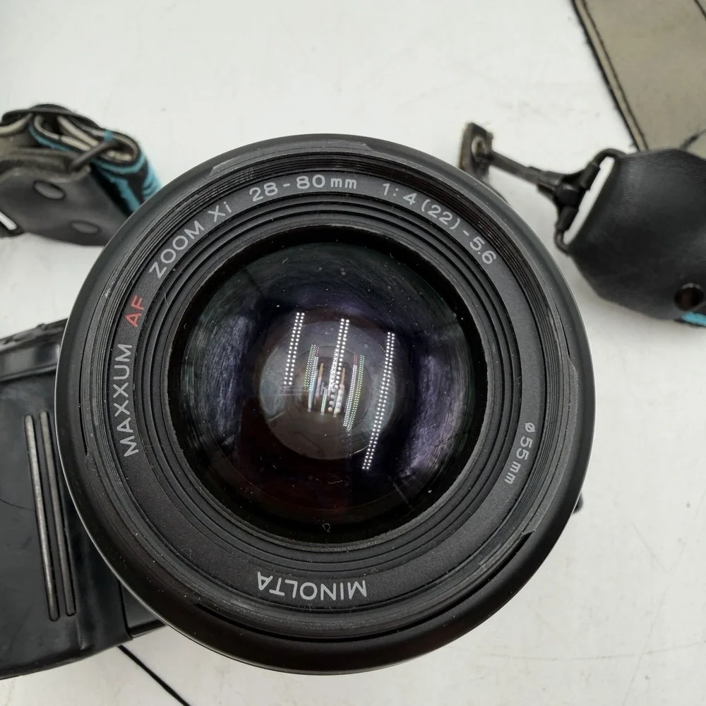 Minolta Maxxum 3Xi 35mm SLR Film Camera AF 28-80 Lens Tested No Battery
